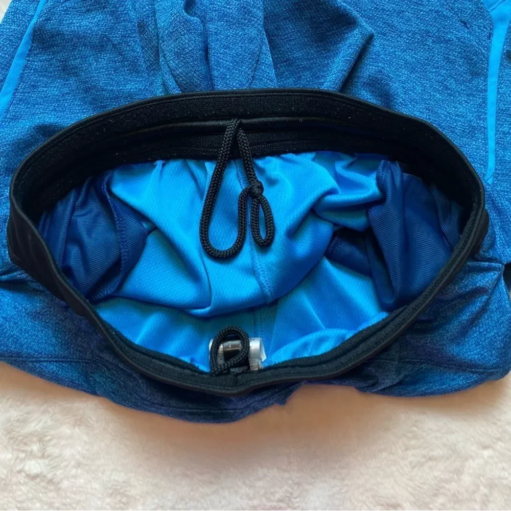 Adidas Blue Tone Pull On Athletic Shorts Size Medium